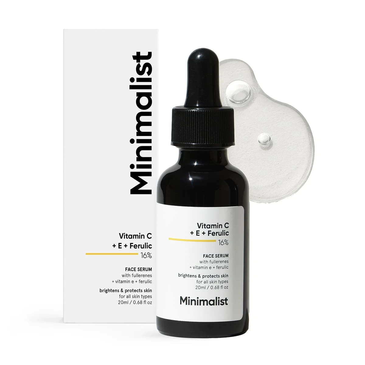 Minimalist Vitamin C + E + Ferulic Face Serum 16%